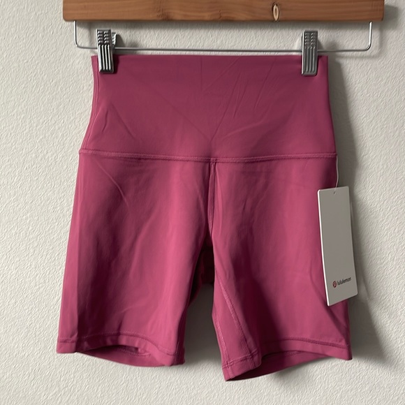 NWT Lululemon Align High-Rise Short 6" Washed Mauve Size 4 - Picture 1 of 7